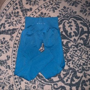 Nvgtn contour leggings in bright blue size small